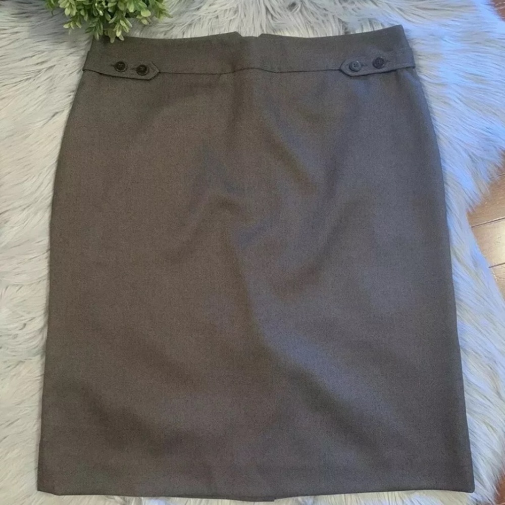 CHAUS Women’s Brown Knit Pencil Business Skirt